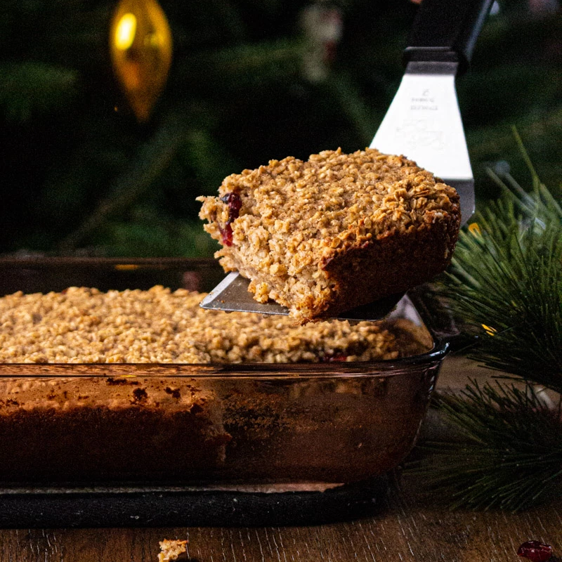 Cranberry Oatmeal Cookie Baked Oatmeal